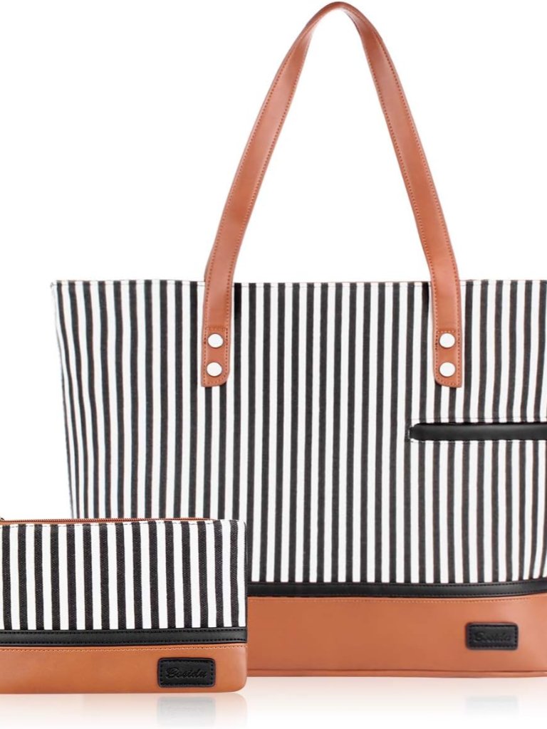Laptop Tote Bag For Women Large Canvas Womens Briefcase Waterproof Computer Bag